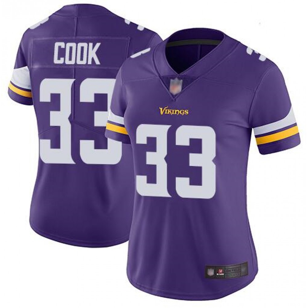 Women's Minnesota Vikings #33 Dalvin Cook Purple Vapor Untouchable Limited Stitched NFL Jersey(Run Small) Women's Minnesota Vikings #33 Dalvin Cook Purple Vapor Untouchable Limited Stitched NFL Jersey(Run Small)
