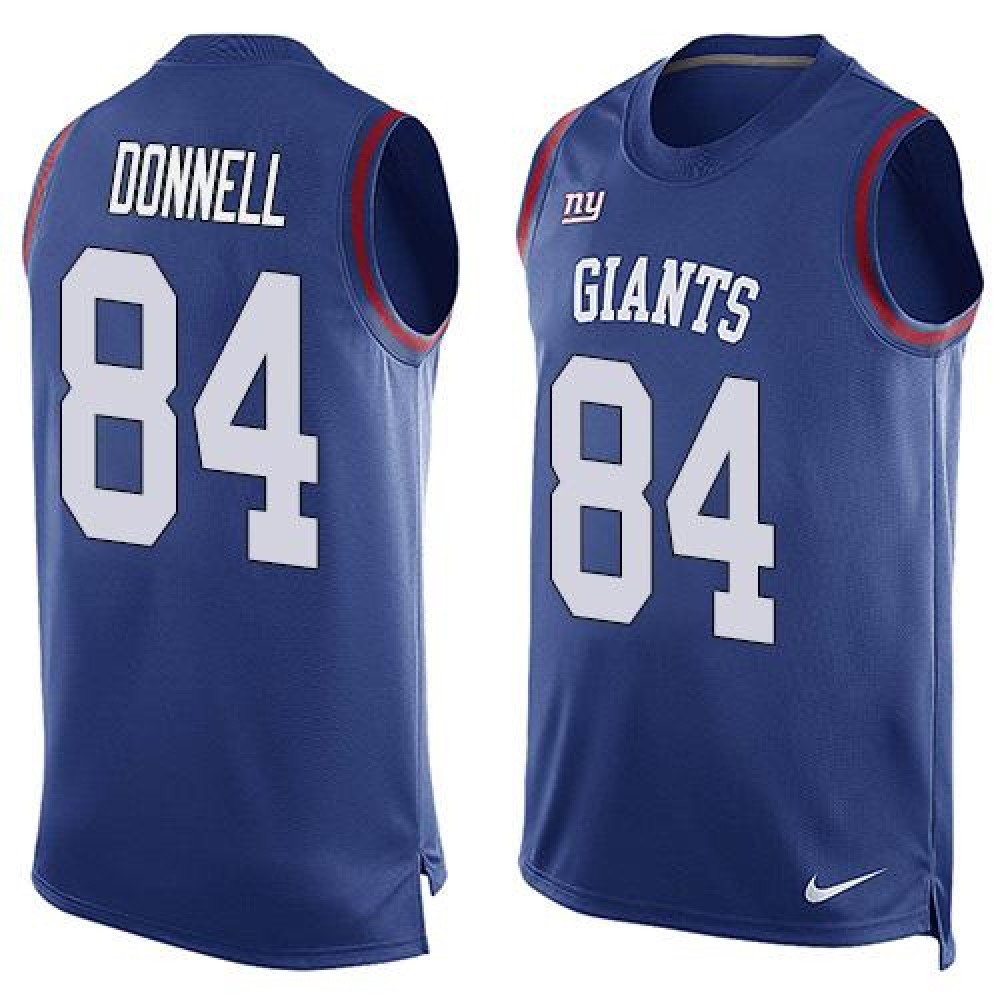 Nike Giants #84 Larry Donnell Royal Blue Team Color Men's Stitched NFL Limited Tank Top Jersey Nike Giants #84 Larry Donnell Royal Blue Team Color Men's Stitched NFL Limited Tank Top Jersey