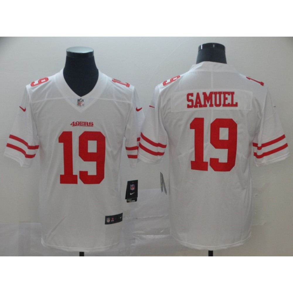 Men's San Francisco 49ers #19 Deebo Samuel White Vapor Untouchable Limited Stitched NFL Jersey