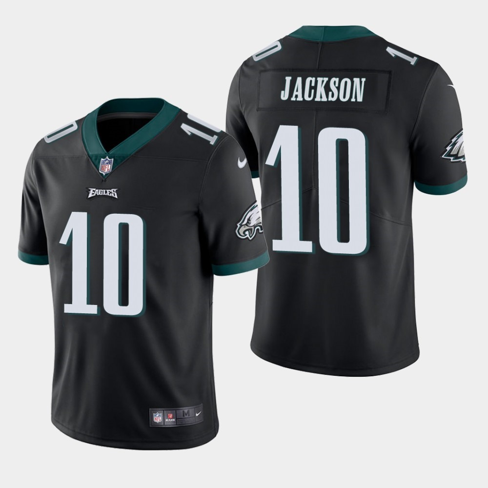 Men's Philadelphia Eagles #10 DeSean Jackson Black Vapor Untouchable Limited Stitched Jersey Men's Philadelphia Eagles #10 DeSean Jackson Black Vapor Untouchable Limited Stitched Jersey