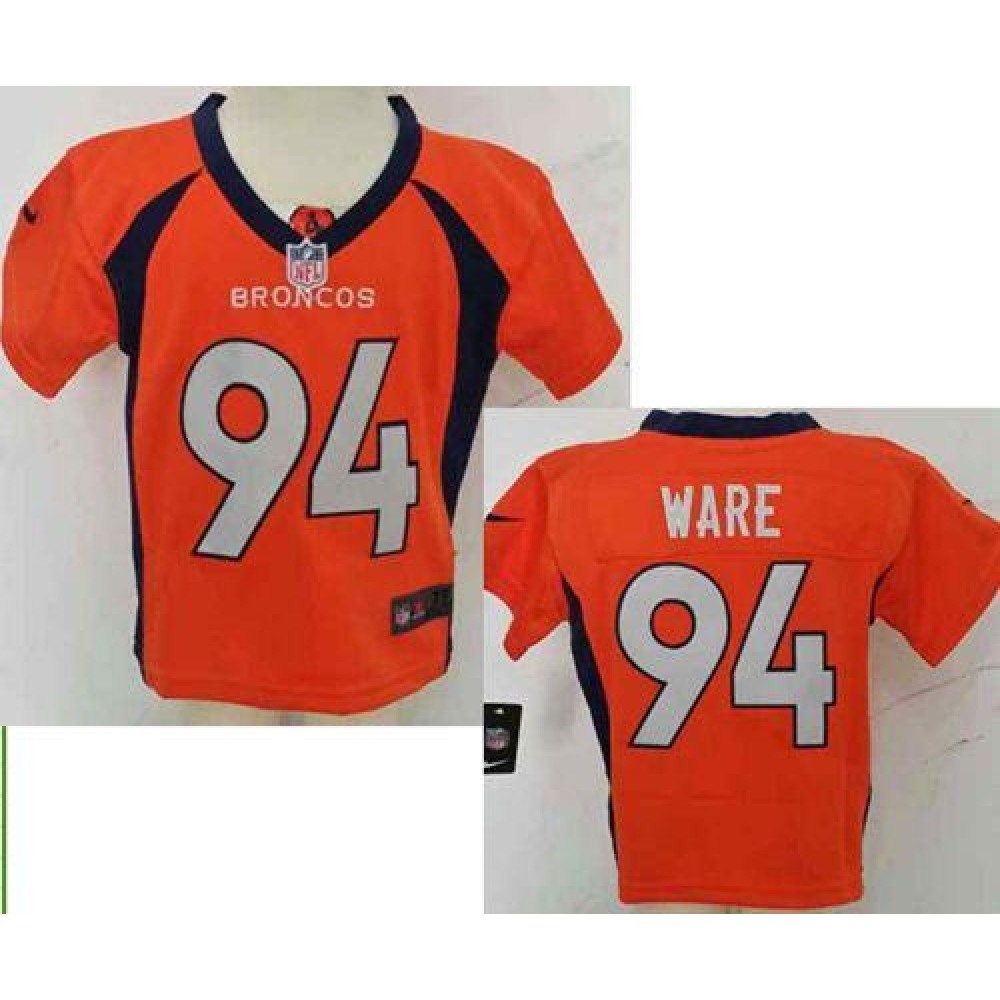 Toddler Nike Broncos #94 DeMarcus Ware Orange Team Color Stitched NFL Elite Jersey Toddler Nike Broncos #94 DeMarcus Ware Orange Team Color Stitched NFL Elite Jersey