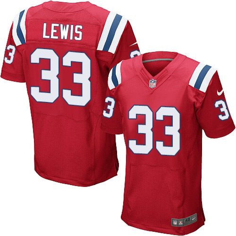 Nike Patriots #33 Dion Lewis Red Alternate Men's Stitched NFL Elite Jersey Nike Patriots #33 Dion Lewis Red Alternate Men's Stitched NFL Elite Jersey