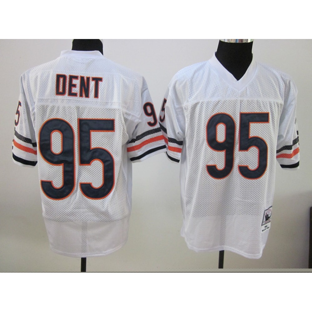 Mitchell and Ness Bears #95 Richard Dent White Stitched NFL Jersey Mitchell and Ness Bears #95 Richard Dent White Stitched NFL Jersey