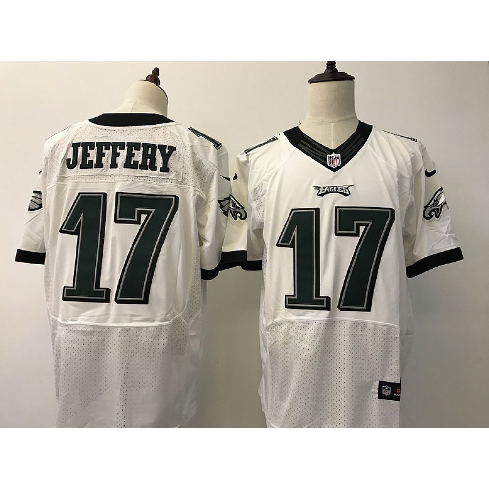 Men's Philadelphia Eagles #17 Alshon Jeffery Nike White 2017 Elite Stitched NFL Jersey Men's Philadelphia Eagles #17 Alshon Jeffery Nike White 2017 Elite Stitched NFL Jersey