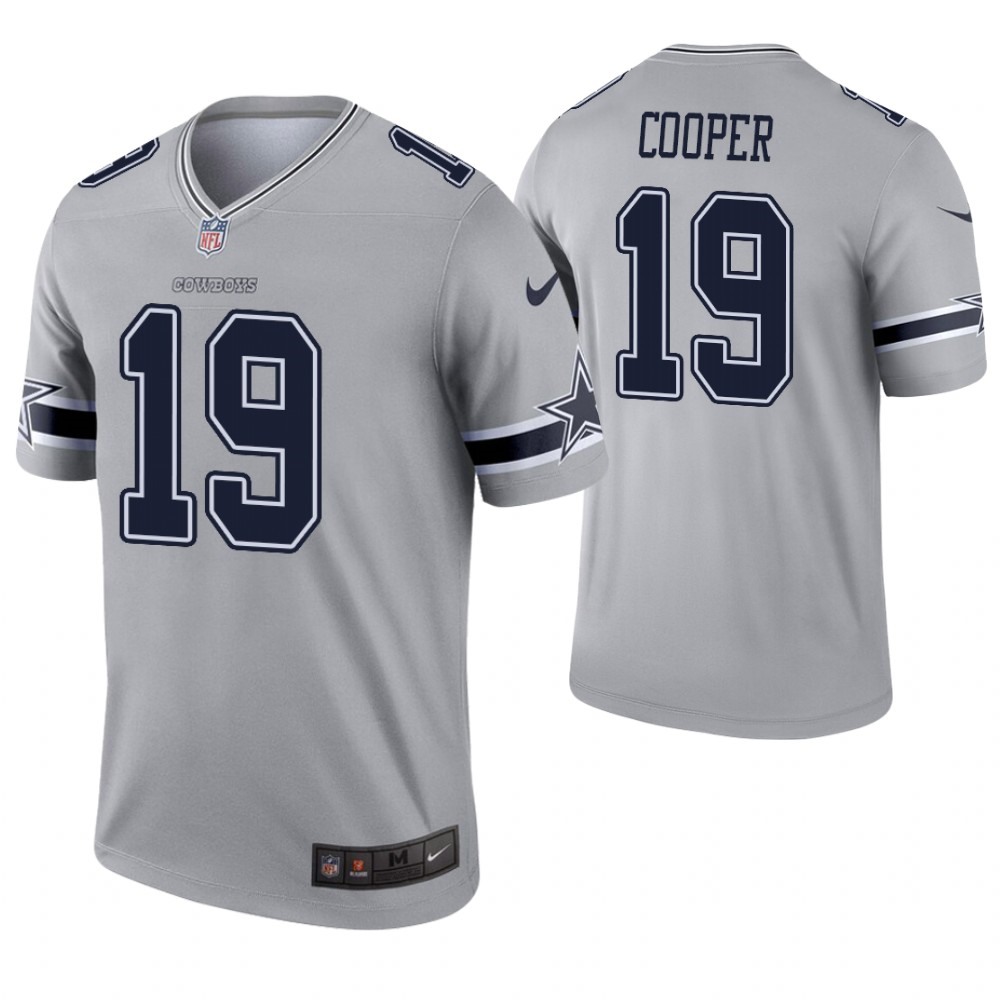 Youth Dallas Cowboys #19 Amari Cooper Gary Inverted Legend Stitched NFL Jersey Youth Dallas Cowboys #19 Amari Cooper Gary Inverted Legend Stitched NFL Jersey
