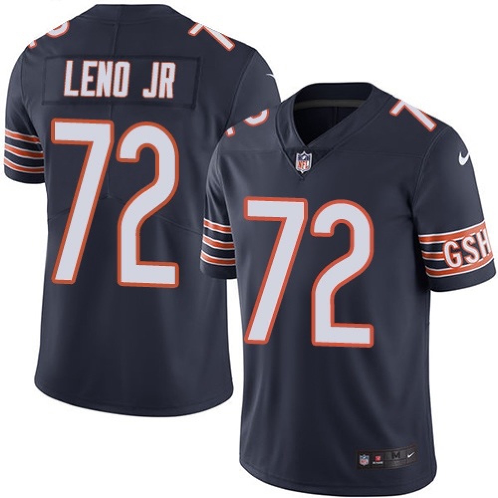 Men's Chicago Bears #72 Charles Leno Jr. Navy Blue Vapor Untouchable Limited Stitched NFL Jersey Men's Chicago Bears #72 Charles Leno Jr. Navy Blue Vapor Untouchable Limited Stitched NFL Jersey