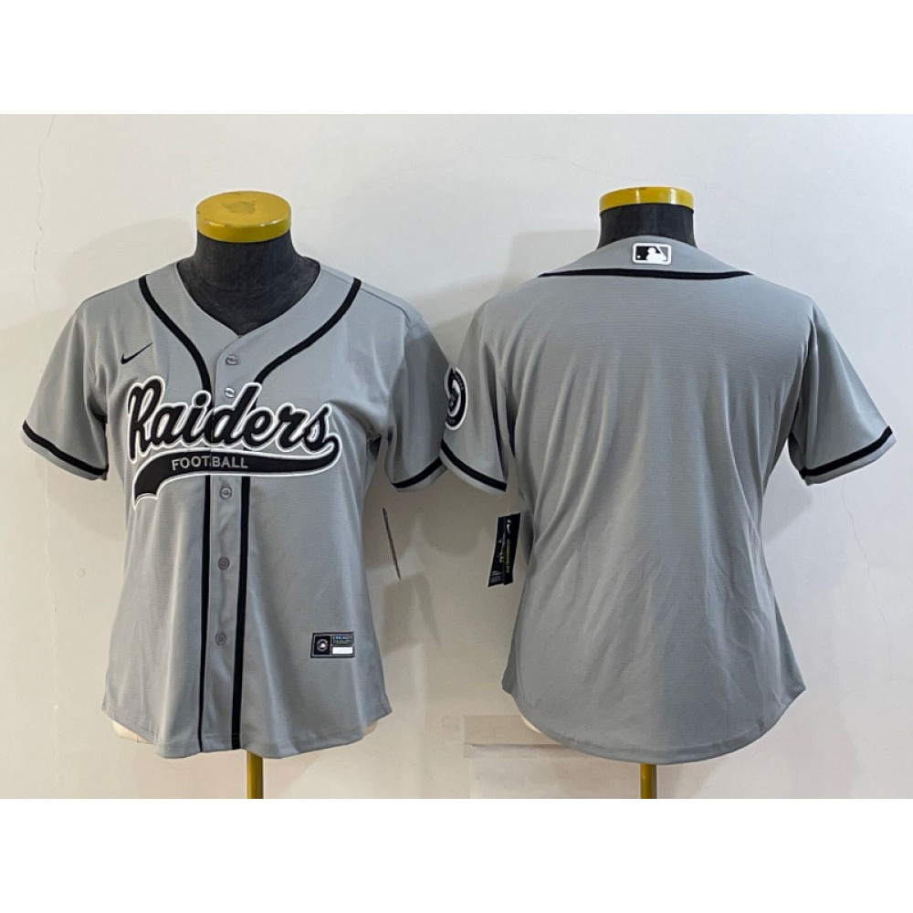 Youth Las Vegas Raiders Blank Grey With Patch Cool Base Stitched Baseball Jersey Youth Las Vegas Raiders Blank Grey With Patch Cool Base Stitched Baseball Jersey