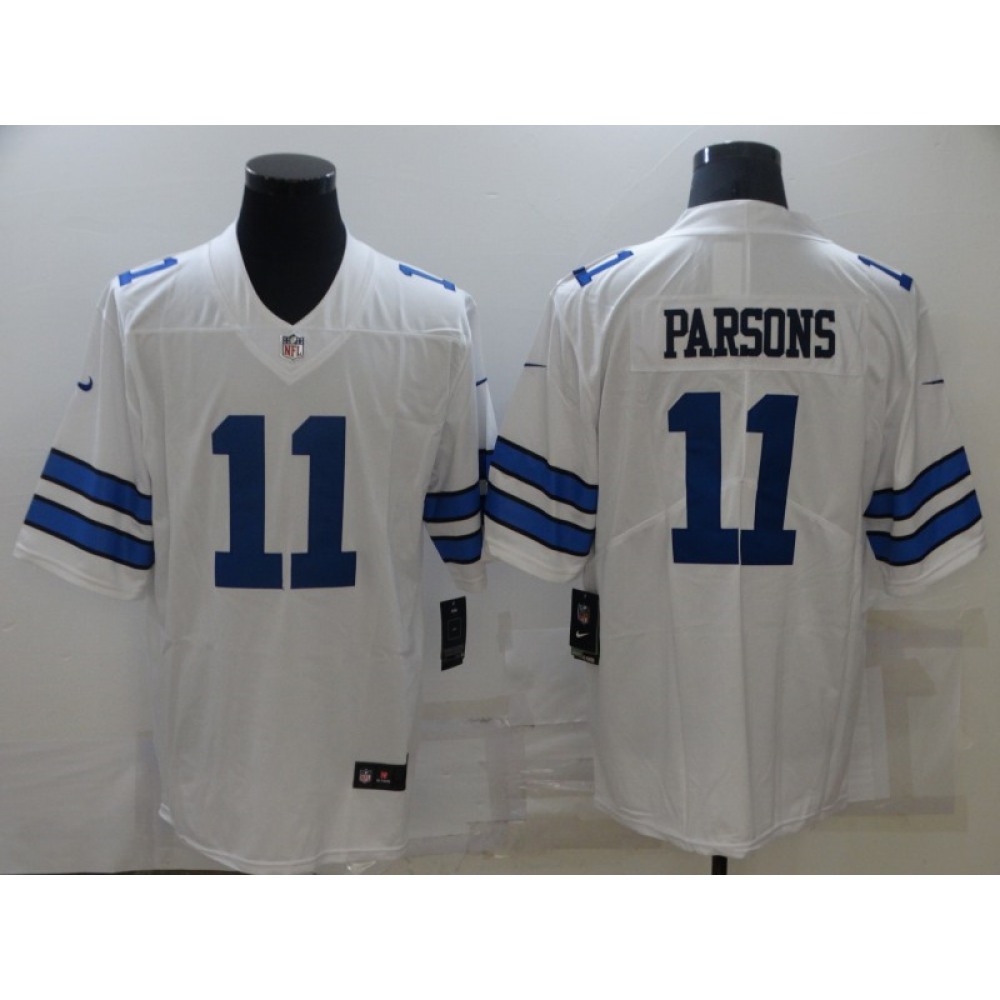Men's Dallas Cowboys #11 Micah Parsons White Stitched Jersey Men's Dallas Cowboys #11 Micah Parsons White Stitched Jersey