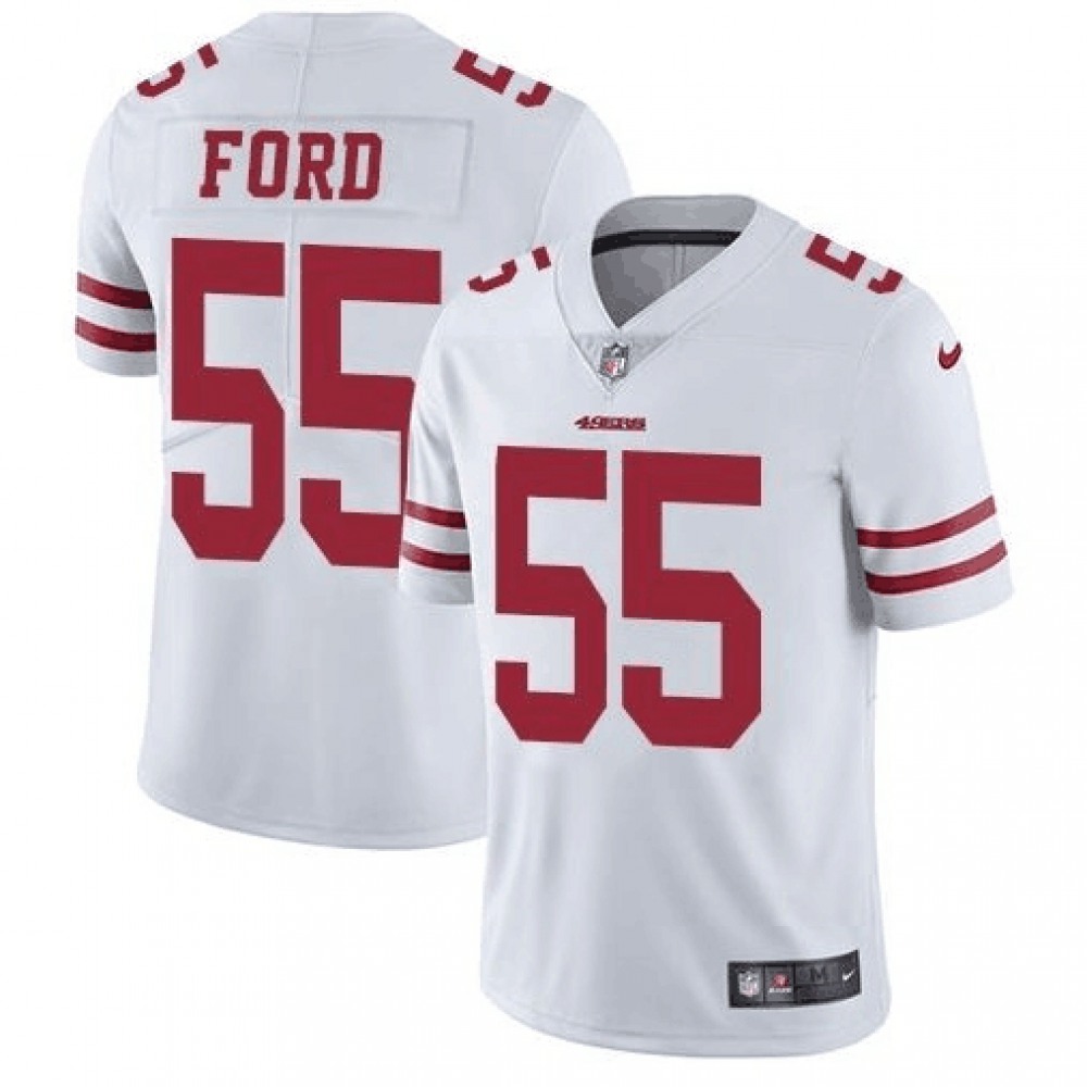 Men's San Francisco 49ers #55 Dee Ford White Vapor Untouchable Limited Stitched NFL Jersey Men's San Francisco 49ers #55 Dee Ford White Vapor Untouchable Limited Stitched NFL Jersey