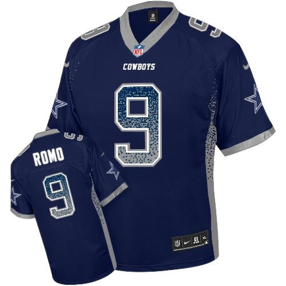 Nike Cowboys #9 Tony Romo Navy Blue Team Color Youth Stitched NFL Elite Drift Fashion Jersey Nike Cowboys #9 Tony Romo Navy Blue Team Color Youth Stitched NFL Elite Drift Fashion Jersey