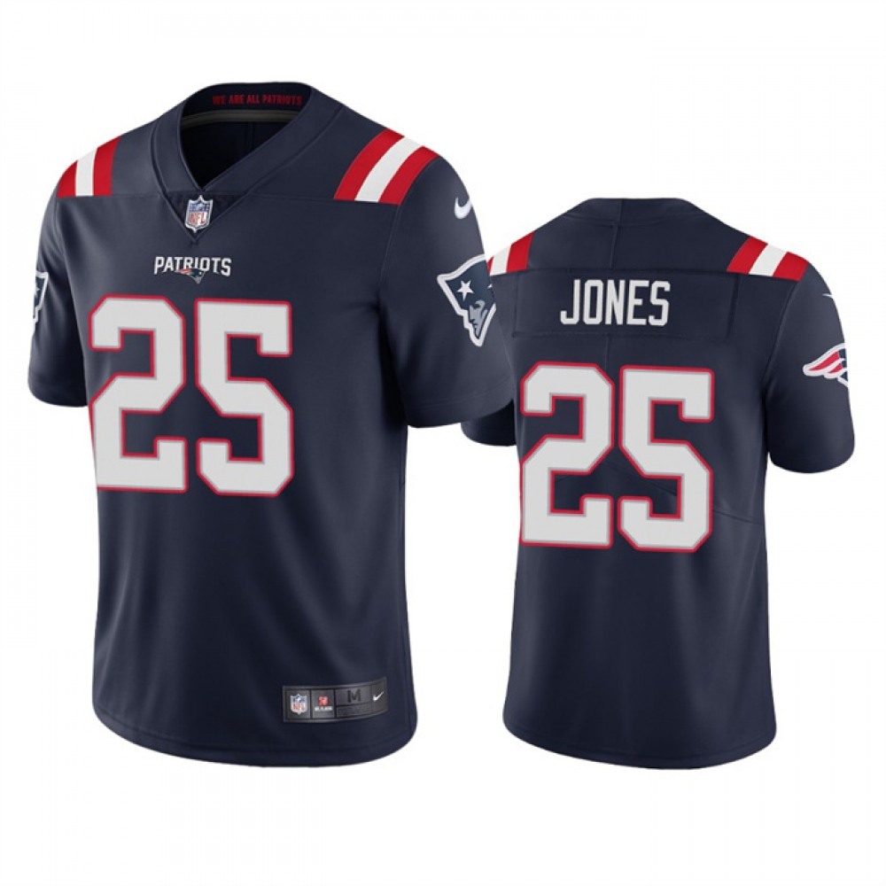 Men's New England Patriots #25 Marcus Jones Navy Vapor Untouchable Limited Stitched Jersey Men's New England Patriots #25 Marcus Jones Navy Vapor Untouchable Limited Stitched Jersey