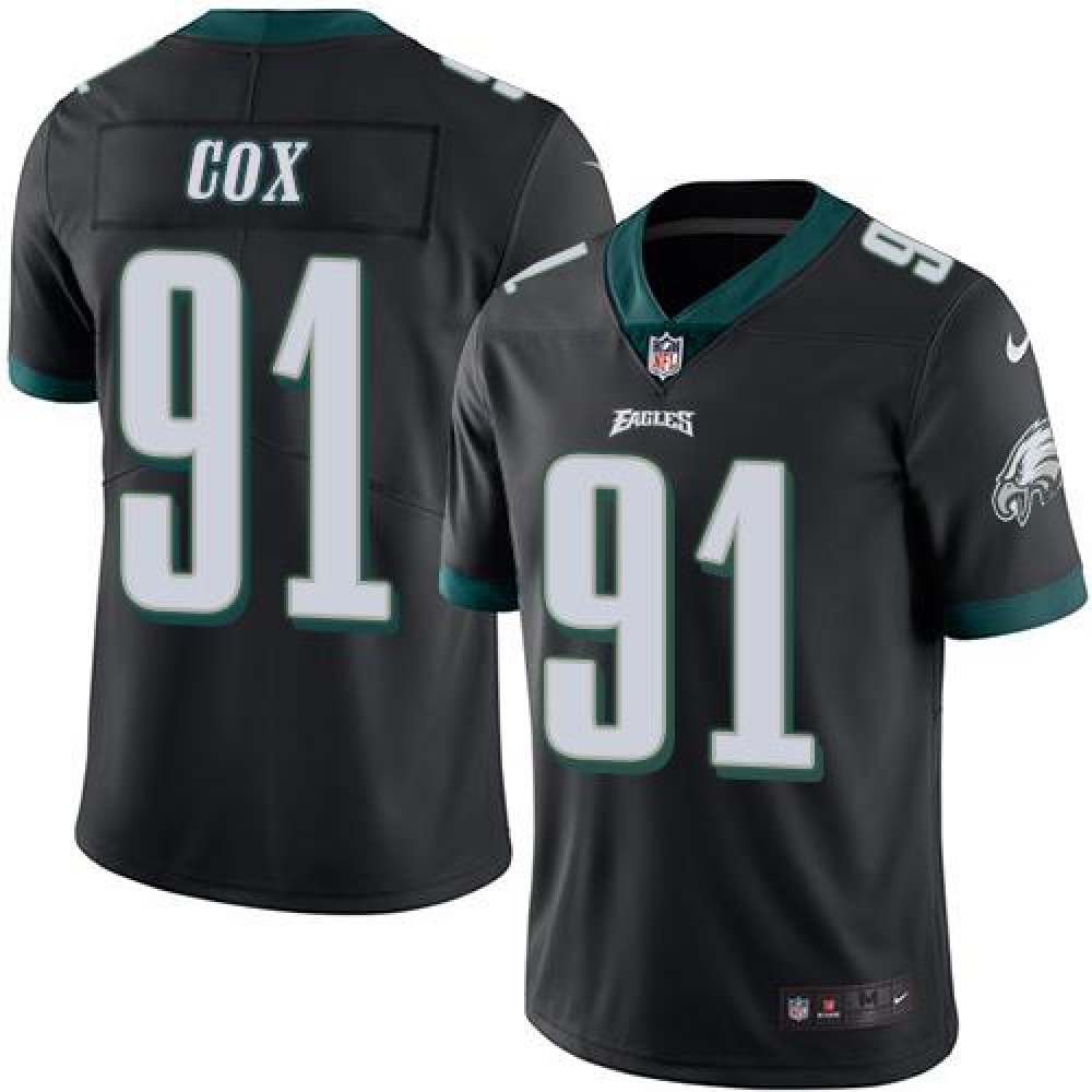 Nike Eagles #91 Fletcher Cox Black Youth Stitched NFL Limited Rush Jersey Nike Eagles #91 Fletcher Cox Black Youth Stitched NFL Limited Rush Jersey