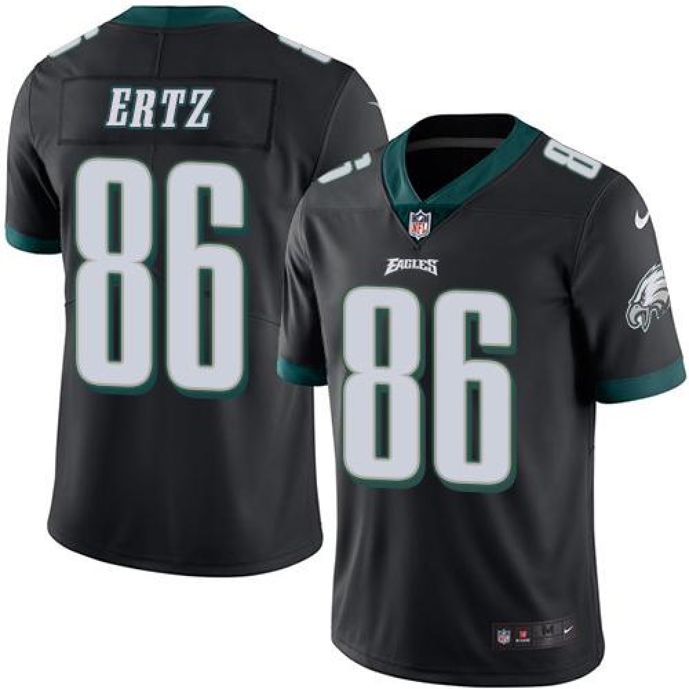 Nike Eagles #86 Zach Ertz Black Youth Stitched NFL Limited Rush Jersey Nike Eagles #86 Zach Ertz Black Youth Stitched NFL Limited Rush Jersey