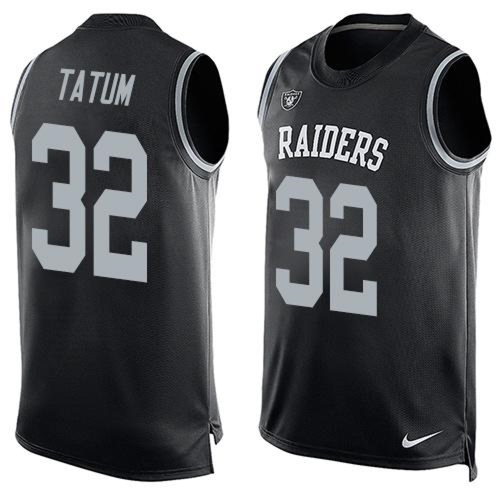 Nike Raiders #32 Jack Tatum Black Team Color Men's Stitched NFL Limited Tank Top Jersey Nike Raiders #32 Jack Tatum Black Team Color Men's Stitched NFL Limited Tank Top Jersey