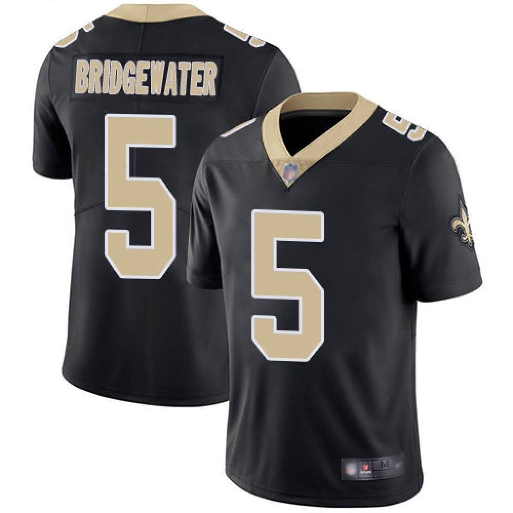 Men's New Orleans Saints #5 Teddy Bridgewater Black Vapor Untouchable Limited Stitched NFL Jersey Men's New Orleans Saints #5 Teddy Bridgewater Black Vapor Untouchable Limited Stitched NFL Jersey