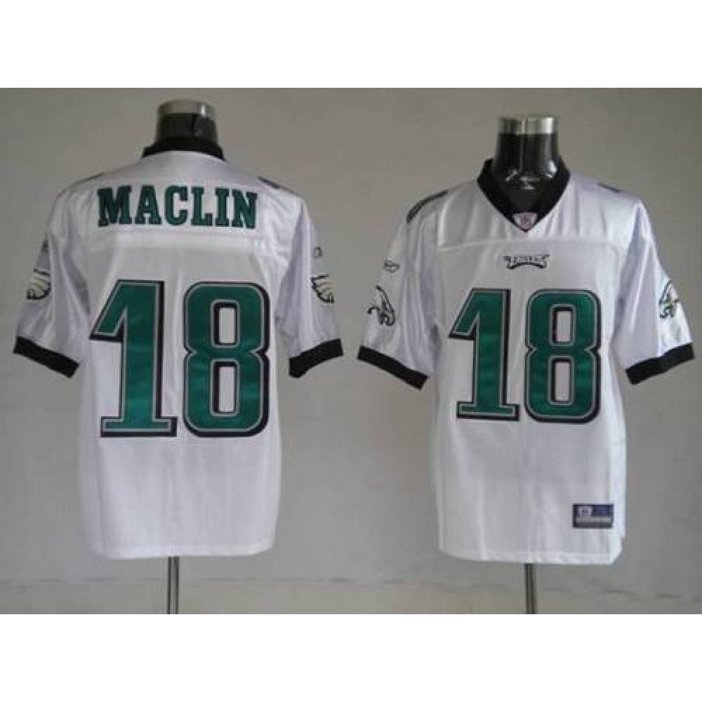 Eagles #18 Jeremy Maclin White Stitched Youth NFL Jersey Eagles #18 Jeremy Maclin White Stitched Youth NFL Jersey