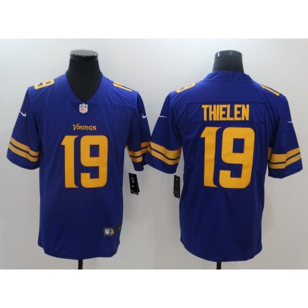 Men's Nike Minnesota Vikings #19 Adam Thielen Purple Vapor Untouchable Limited Stitched NFL Jersey