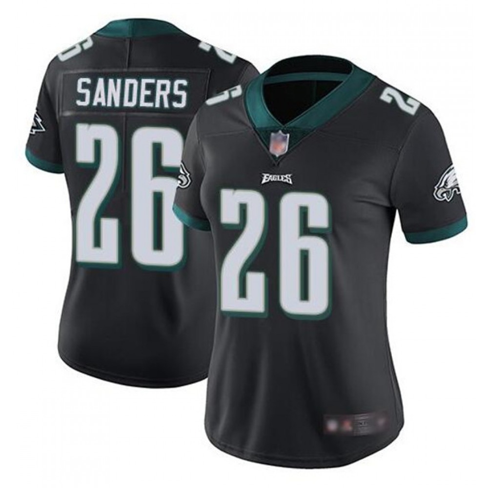 Women's Philadelphia Eagles #26 Miles Sanders Black Vapor Untouchable Limited Stitched Football Jersey(Run Small) Women's Philadelphia Eagles #26 Miles Sanders Black Vapor Untouchable Limited Stitched Football Jersey(Run Small)