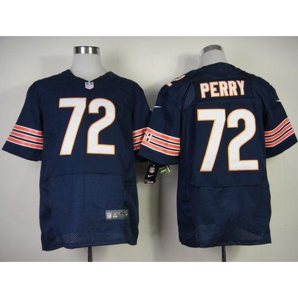 Nike Bears #72 William Perry Navy Blue Team Color Men's Stitched NFL Elite Jersey Nike Bears #72 William Perry Navy Blue Team Color Men's Stitched NFL Elite Jersey
