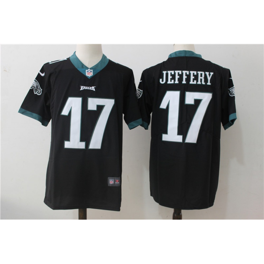 Men's Nike Philadelphia Eagles #17 Alshon Jeffery Black Alternate Stitched NFL Vapor Untouchable Limited Jersey Men's Nike Philadelphia Eagles #17 Alshon Jeffery Black Alternate Stitched NFL Vapor Untouchable Limited Jersey