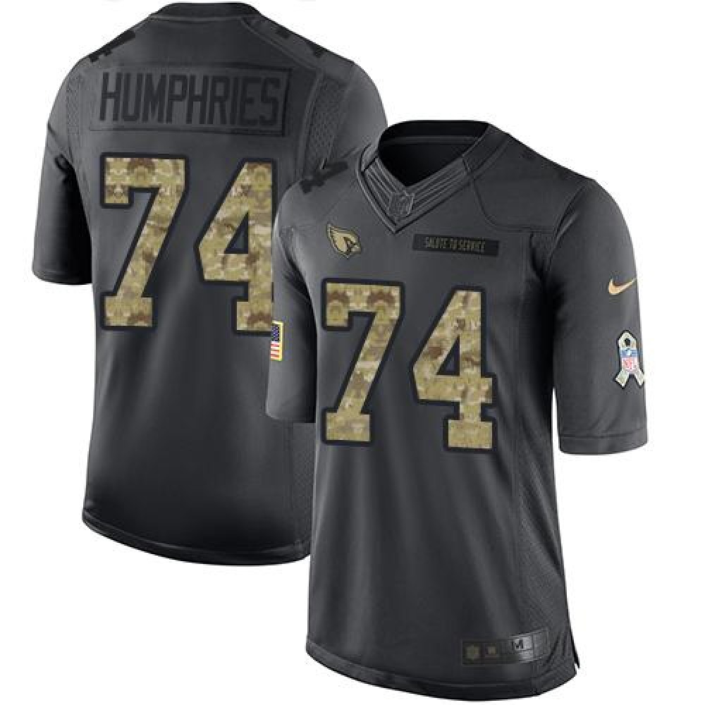 Nike Cardinals #74 D.J. Humphries Black Men's Stitched NFL Limited 2016 Salute to Service Jersey Nike Cardinals #74 D.J. Humphries Black Men's Stitched NFL Limited 2016 Salute to Service Jersey