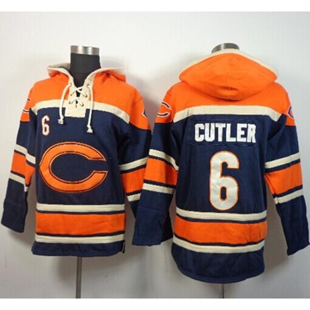 Nike Bears #6 Jay Cutler Navy Blue Sawyer Hoodie Sweatshirt NFL Hoodie Nike Bears #6 Jay Cutler Navy Blue Sawyer Hoodie Sweatshirt NFL Hoodie