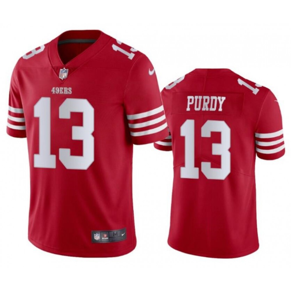 Youth San Francisco 49ers #13 Brock Purdy Red Vapor Untouchable Limited Stitched Football Jersey Youth San Francisco 49ers #13 Brock Purdy Red Vapor Untouchable Limited Stitched Football Jersey