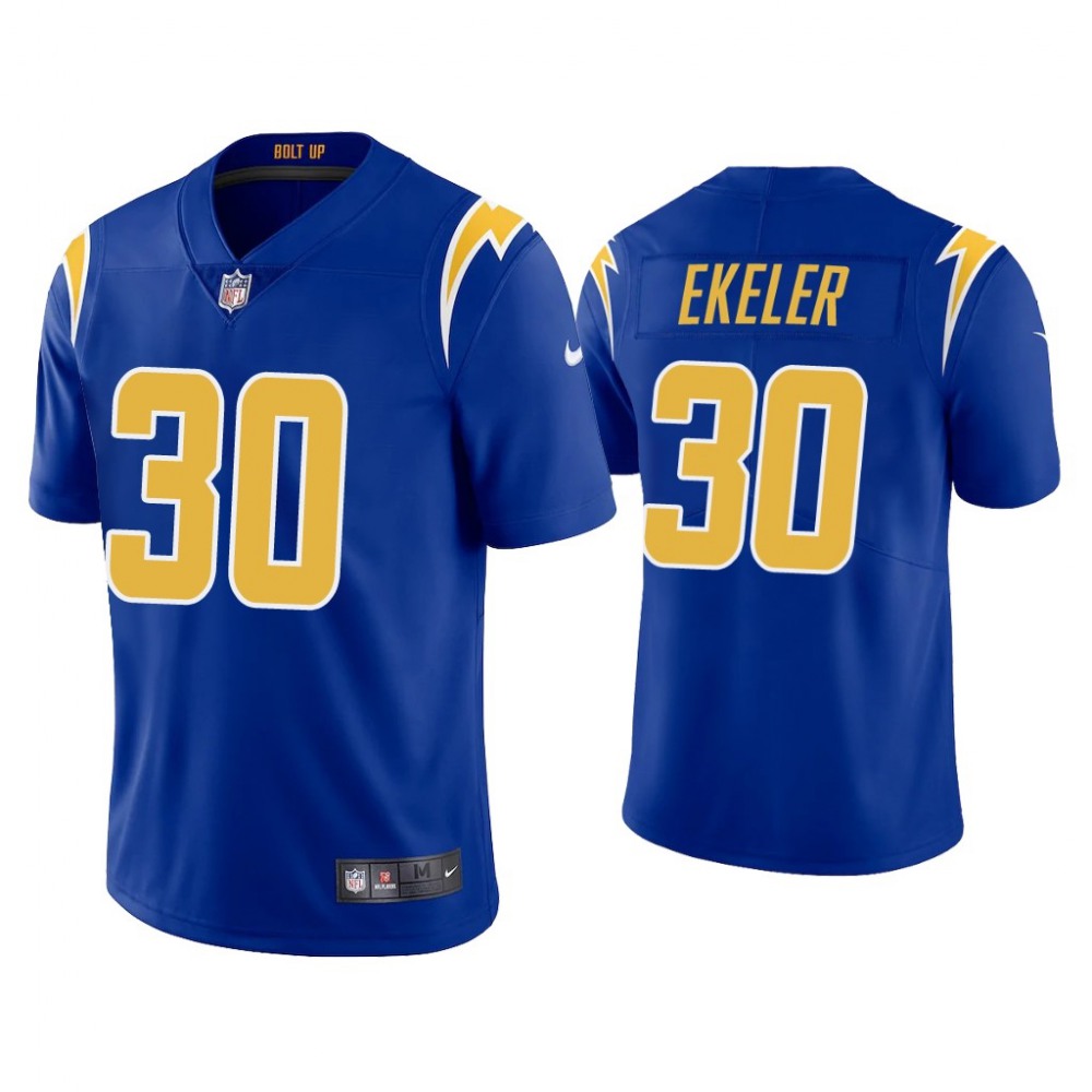 Youth Los Angeles Chargers #30 Austin Ekeler 2020 Royal Vapor Untouchable Limited Stitched Jersey Youth Los Angeles Chargers #30 Austin Ekeler 2020 Royal Vapor Untouchable Limited Stitched Jersey
