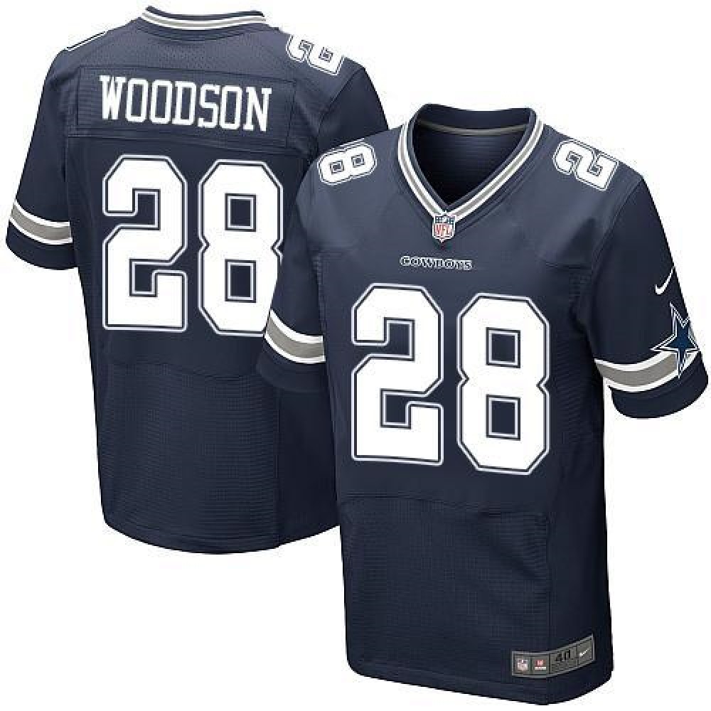 Nike Cowboys #28 Darren Woodson Navy Blue Team Color Men's Stitched NFL Elite Jersey Nike Cowboys #28 Darren Woodson Navy Blue Team Color Men's Stitched NFL Elite Jersey
