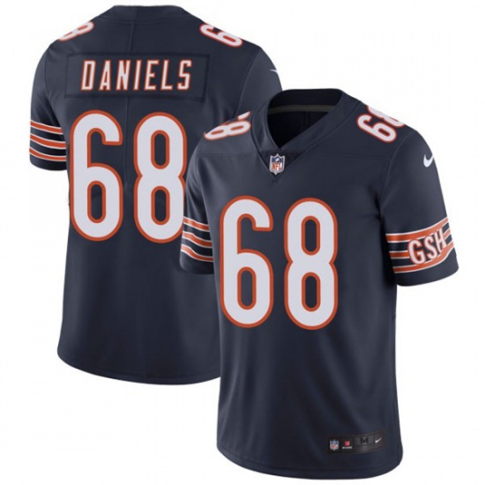 Men's Chicago Bears #68 James Daniels Navy Blue Vapor Untouchable Limited Stitched NFL Jersey Men's Chicago Bears #68 James Daniels Navy Blue Vapor Untouchable Limited Stitched NFL Jersey