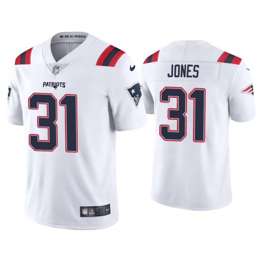 Men's New England Patriots #31 Jonathan Jones 2020 White Vapor Untouchable Limited Stitched NFL Jersey Men's New England Patriots #31 Jonathan Jones 2020 White Vapor Untouchable Limited Stitched NFL Jersey