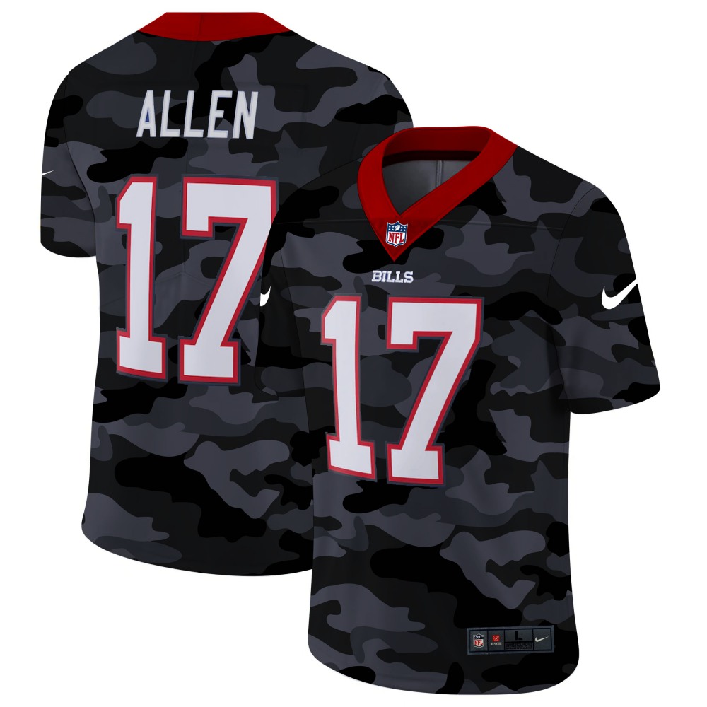 Men's Buffalo Bills #17 Josh Allen 2020 Camo Limited Stitched Jersey Men's Buffalo Bills #17 Josh Allen 2020 Camo Limited Stitched Jersey