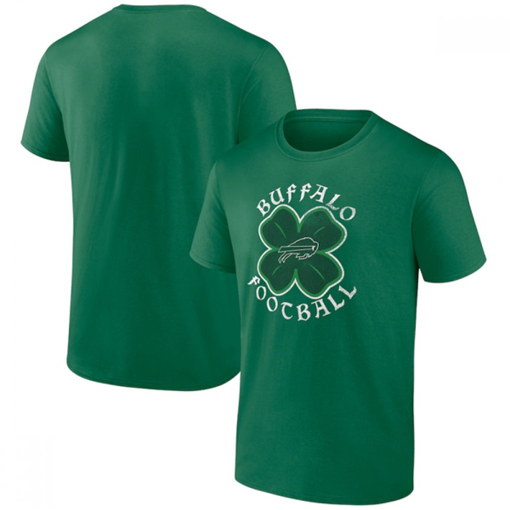 Men's Buffalo Bills Kelly Green St. Patrick's Day Celtic T-Shirt Men's Buffalo Bills Kelly Green St. Patrick's Day Celtic T-Shirt