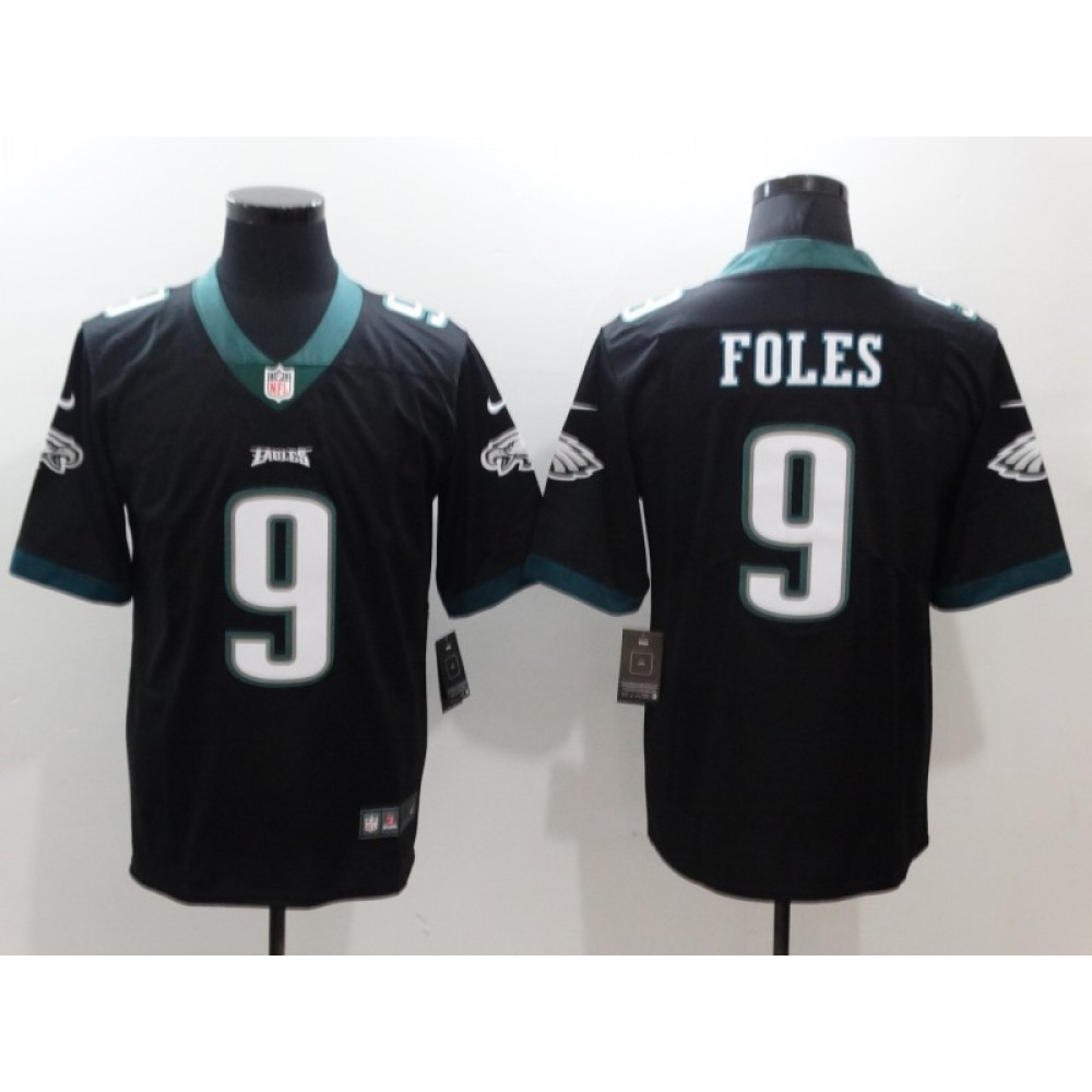 Men's Philadelphia Eagles #9 Nick Foles Black Vapor Untouchable Limited Stitched NFL Jersey Men's Philadelphia Eagles #9 Nick Foles Black Vapor Untouchable Limited Stitched NFL Jersey