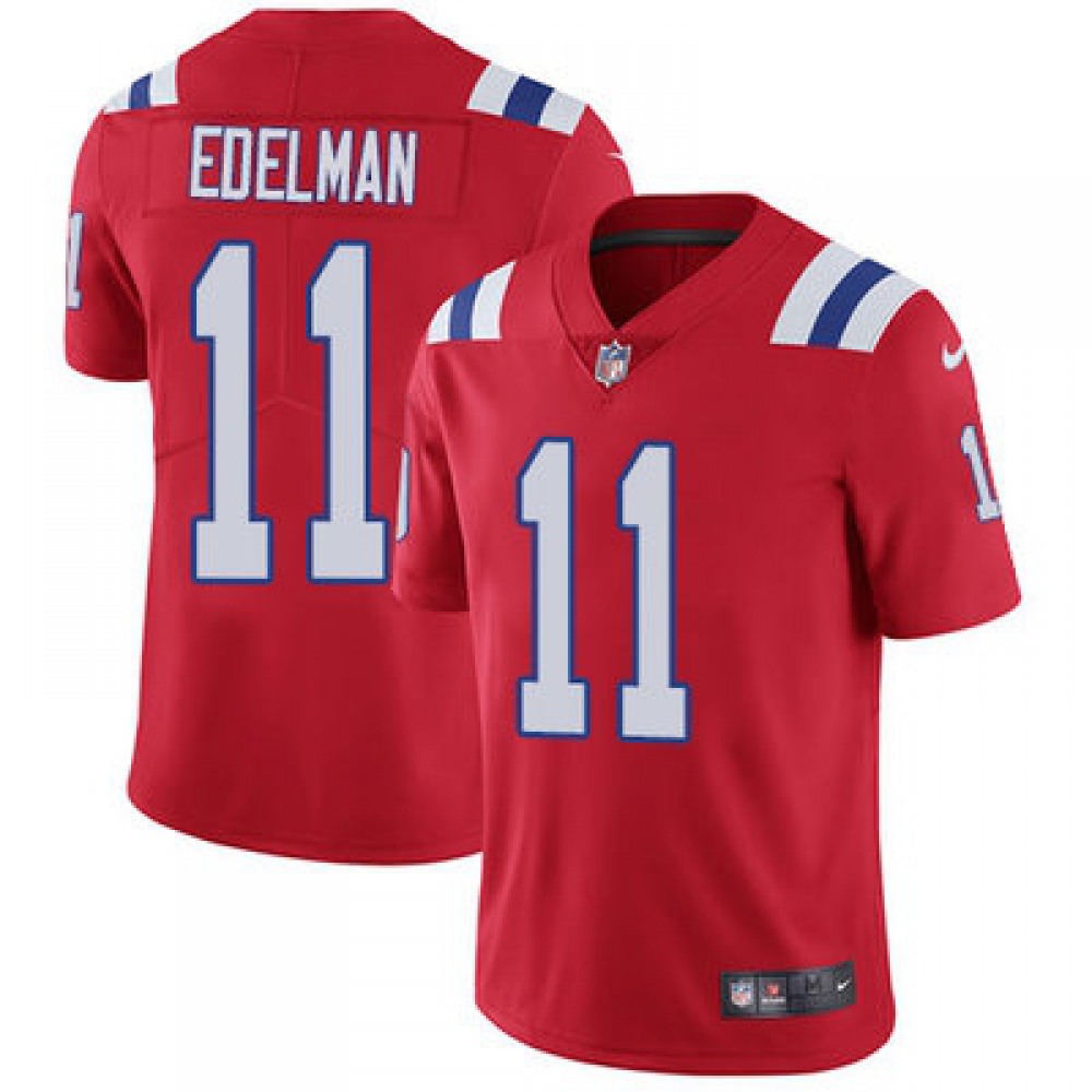 Youth New England Patriots #11 Julian Edelman New Red Vapor Untouchable Stitched NFL Jersey Youth New England Patriots #11 Julian Edelman New Red Vapor Untouchable Stitched NFL Jersey