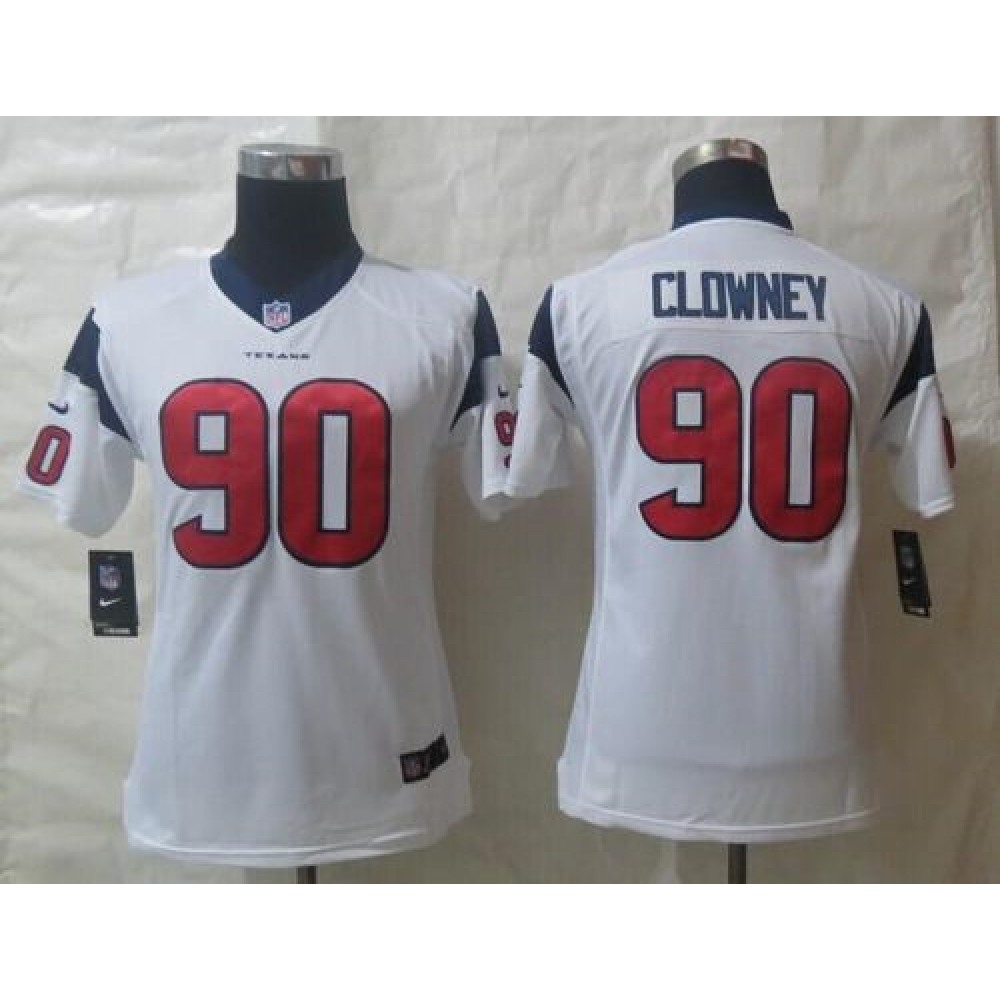 Nike Texans #90 Jadeveon Clowney White Youth Stitched NFL Limited Jersey Nike Texans #90 Jadeveon Clowney White Youth Stitched NFL Limited Jersey