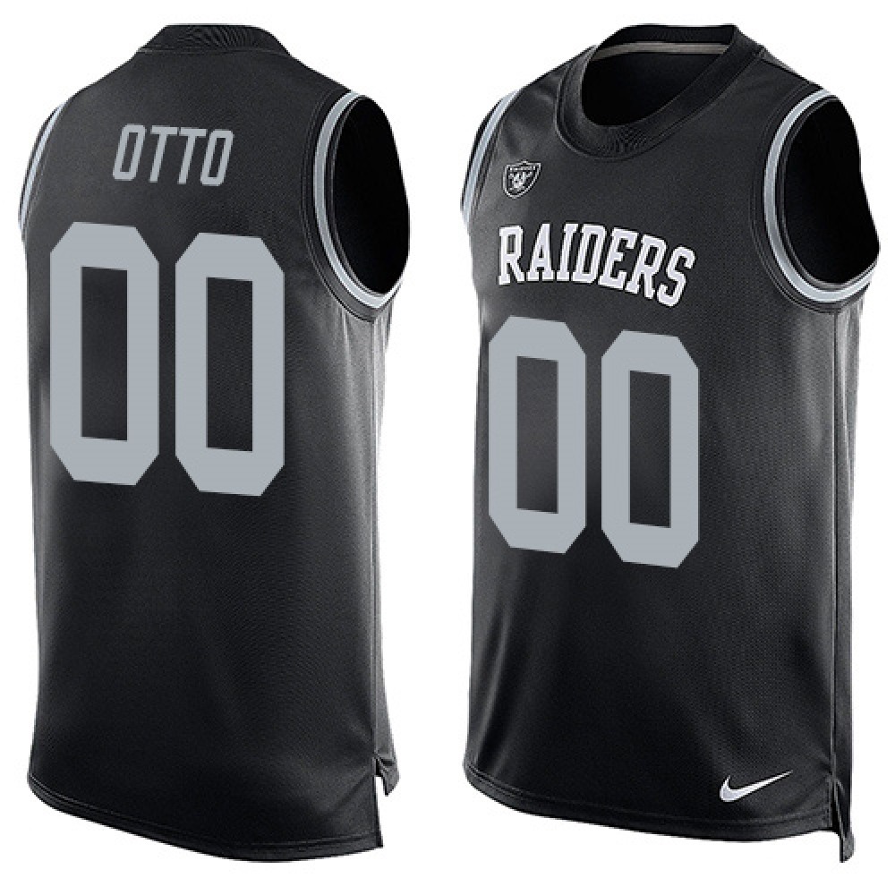 Nike Raiders #00 Jim Otto Black Team Color Men's Stitched NFL Limited Tank Top Jersey Nike Raiders #00 Jim Otto Black Team Color Men's Stitched NFL Limited Tank Top Jersey