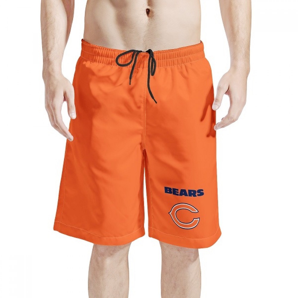 Men's Chicago Bears Orange NFL Shorts Men's Chicago Bears Orange NFL Shorts
