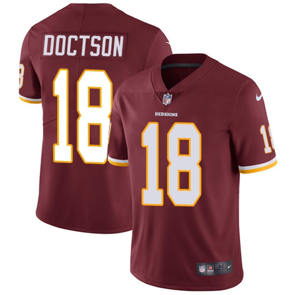 Men's Washington Redskins #18 Josh Doctson Burgundy Red Vapor Untouchable Limited Stitched NFL Jersey Men's Washington Redskins #18 Josh Doctson Burgundy Red Vapor Untouchable Limited Stitched NFL Jersey