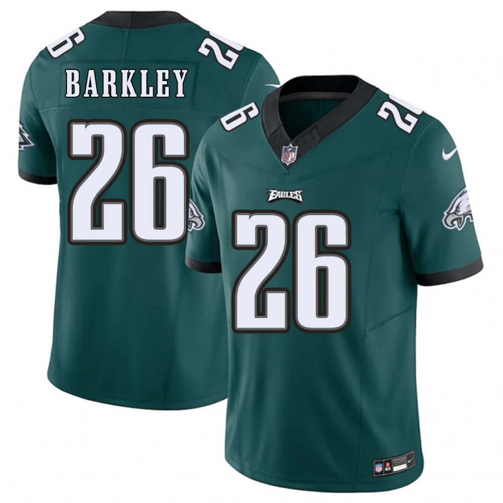 Men's Philadelphia Eagles #26 Saquon Barkley Green F.U.S.E. Vapor Untouchable Limited Stitched Football Jersey Men's Philadelphia Eagles #26 Saquon Barkley Green F.U.S.E. Vapor Untouchable Limited Stitched Football Jersey