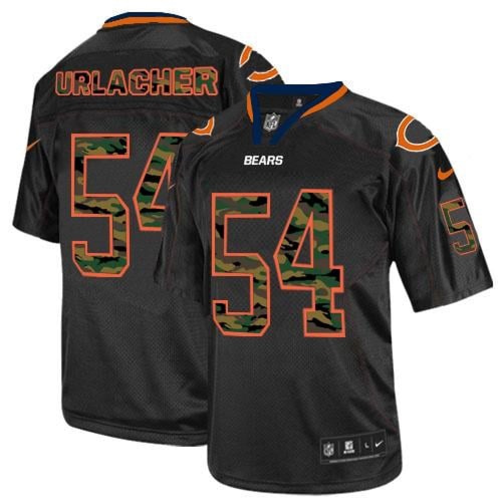 Men's Chicago Bears #54 Brian Urlacher Black Stitched Jersey Men's Chicago Bears #54 Brian Urlacher Black Stitched Jersey