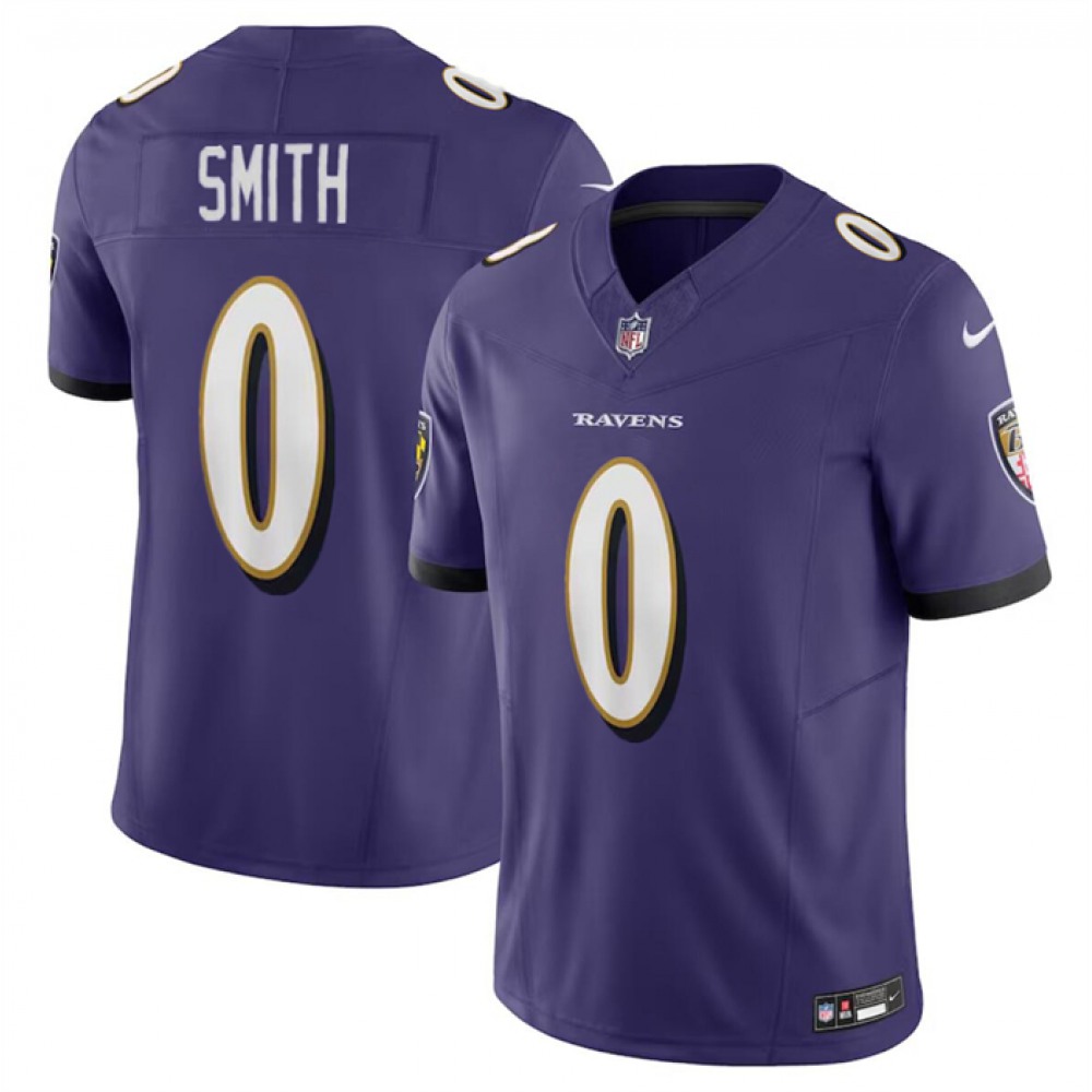Men's Baltimore Ravens #0 Roquan Smith Purple 2023 F.U.S.E. Vapor Limited Football Jersey Men's Baltimore Ravens #0 Roquan Smith Purple 2023 F.U.S.E. Vapor Limited Football Jersey