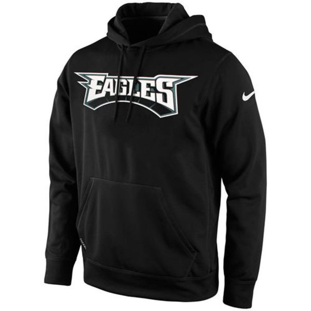 Philadelphia Eagles Nike KO Wordmark Performance Hoodie Black Philadelphia Eagles Nike KO Wordmark Performance Hoodie Black
