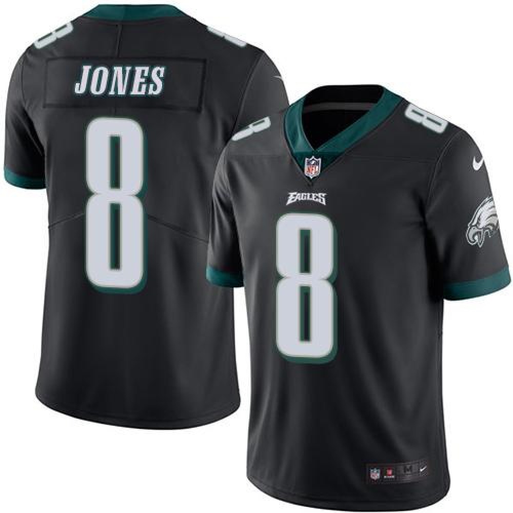 Nike Eagles #8 Donnie Jones Black Men's Stitched NFL Limited Rush Jersey Nike Eagles #8 Donnie Jones Black Men's Stitched NFL Limited Rush Jersey