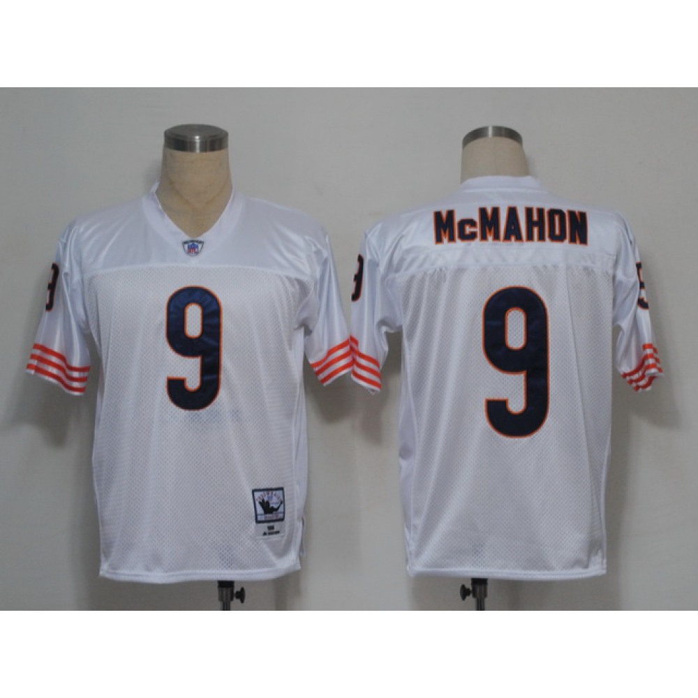 Mitchell and Ness Bears #9 Jim McMahon White Small No. Stitched NFL Jersey Mitchell and Ness Bears #9 Jim McMahon White Small No. Stitched NFL Jersey