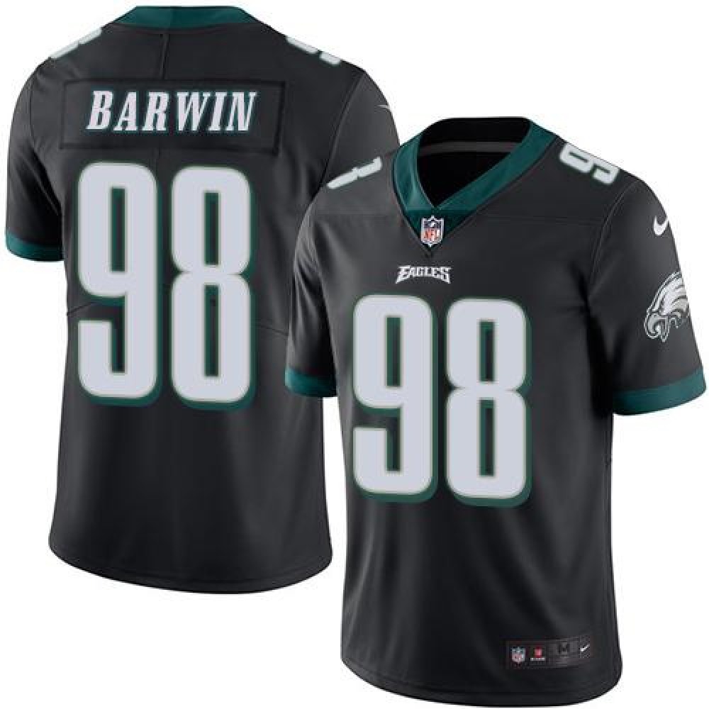 Nike Eagles #98 Connor Barwin Black Youth Stitched NFL Limited Rush Jersey Nike Eagles #98 Connor Barwin Black Youth Stitched NFL Limited Rush Jersey