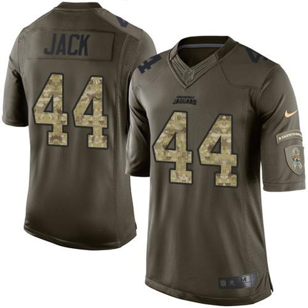 Nike Jaguars #44 Myles Jack Green Men's Stitched NFL Limited Salute to Service Jersey Nike Jaguars #44 Myles Jack Green Men's Stitched NFL Limited Salute to Service Jersey