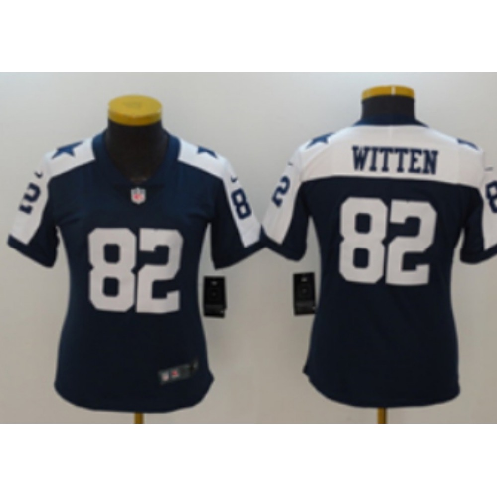 Women's Dallas Cowboys #82 Jason Witten Navy Limited Stitched NFL Jersey(Run Small) Women's Dallas Cowboys #82 Jason Witten Navy Limited Stitched NFL Jersey(Run Small)
