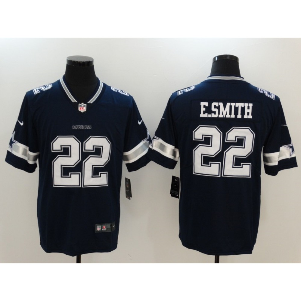Men's Dallas Cowboys #22 Emmitt Smith Navy Vapor Untouchable Player Limited Jersey Men's Dallas Cowboys #22 Emmitt Smith Navy Vapor Untouchable Player Limited Jersey