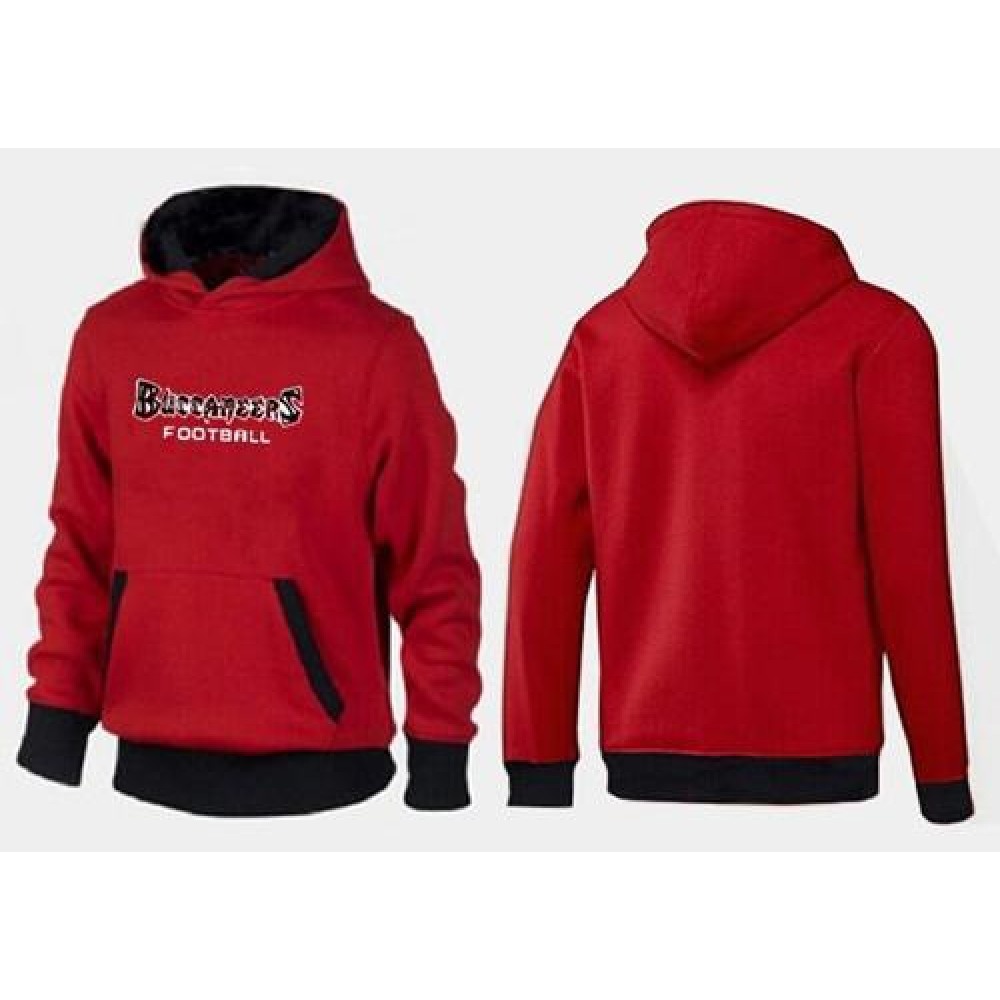 Tampa Bay Buccaneers English Version Pullover Hoodie Red & Black